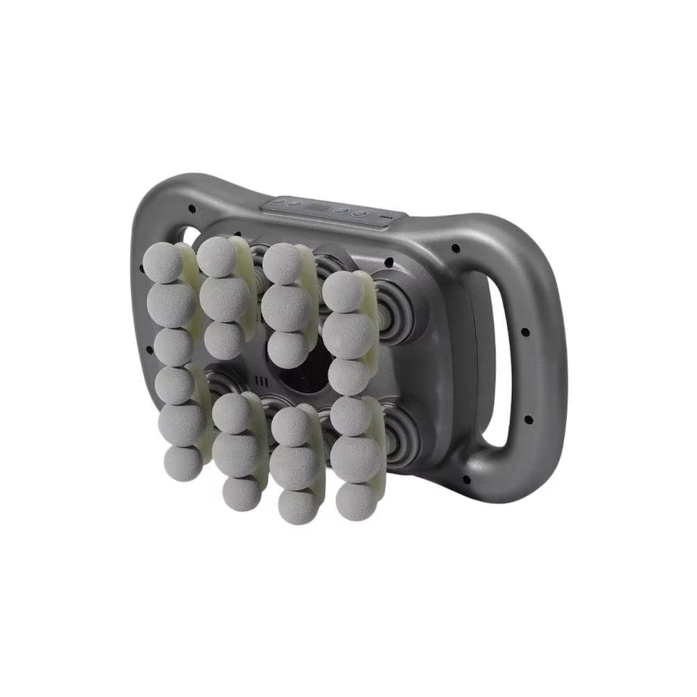 5V 24W Multi-Head Fascia Gun Deep Relaxation Muscle Red Light Deep Tissue Body Muscle Massage Gun